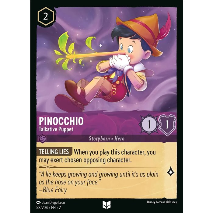 Pinocchio - Talkative Puppet (Uncommon)