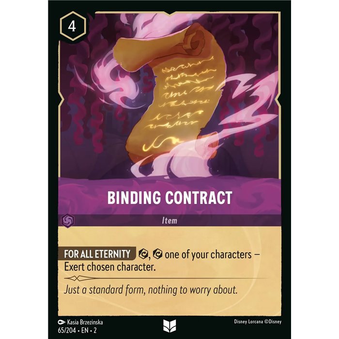 Binding Contract (Uncommon)