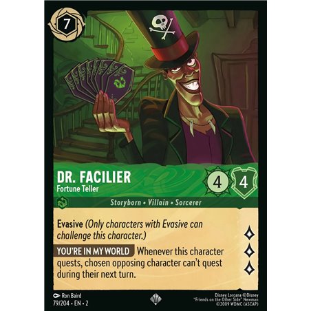 Dr. Facilier - Fortune Teller (Super Rare)