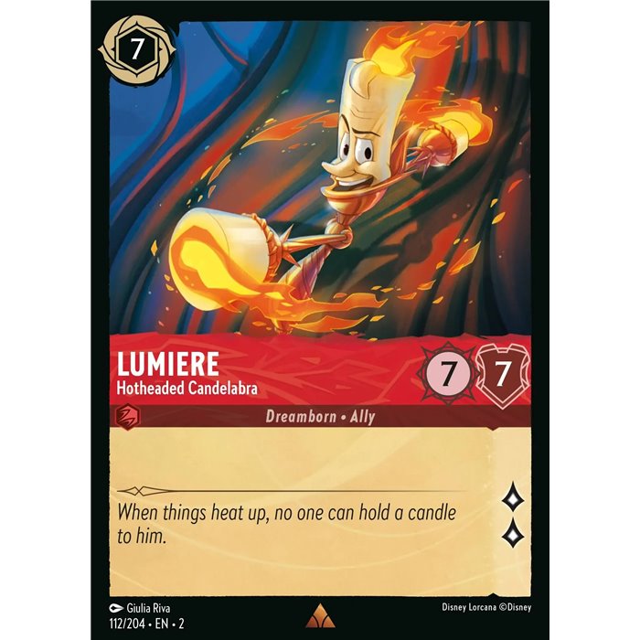 Lumiere - Hotheaded Candelabra (Rare)