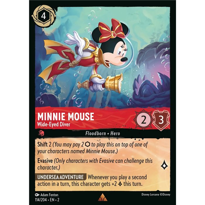 Minnie Mouse - Wide-Eyed Diver (Rare)