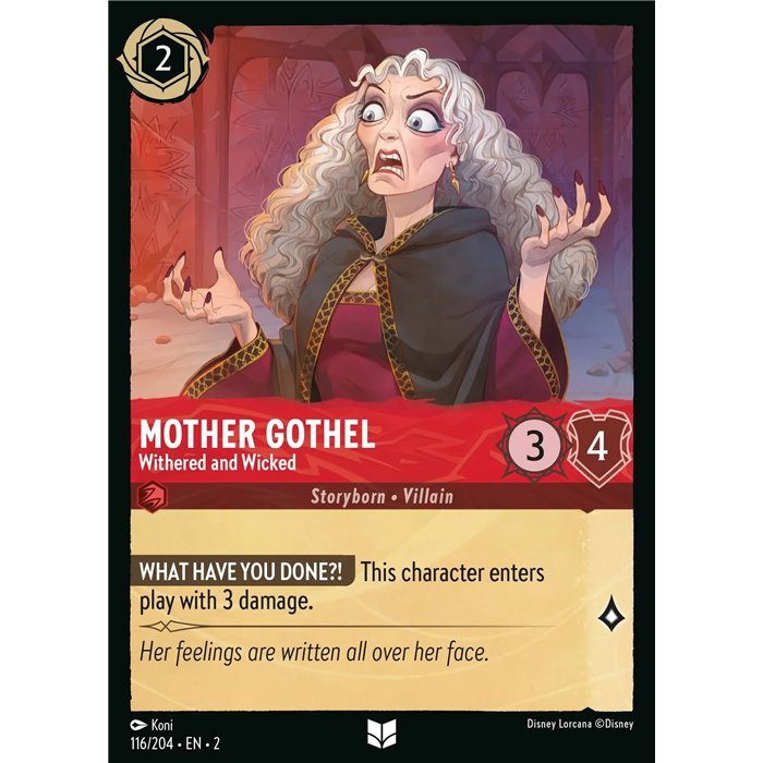 Mother Gothel - Withered and Wicked (Uncommon)