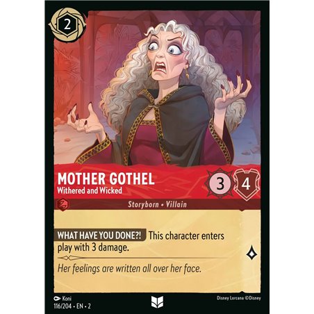 Mother Gothel - Withered and Wicked (Uncommon)