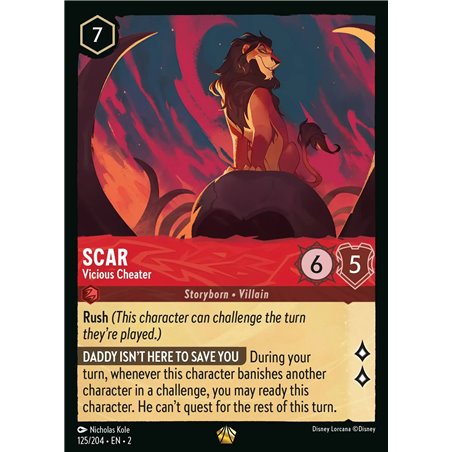 Scar - Vicious Cheater (Legendary)