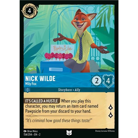 Nick Wilde - Wily Fox (Uncommon)