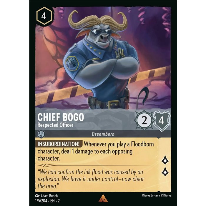 Chief Bogo - Respected Officer (Rare)