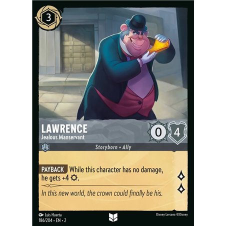 Lawrence - Jealous Manservant (Uncommon)