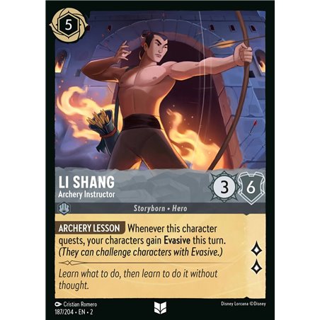 Li Shang - Archery Instructor (Uncommon)