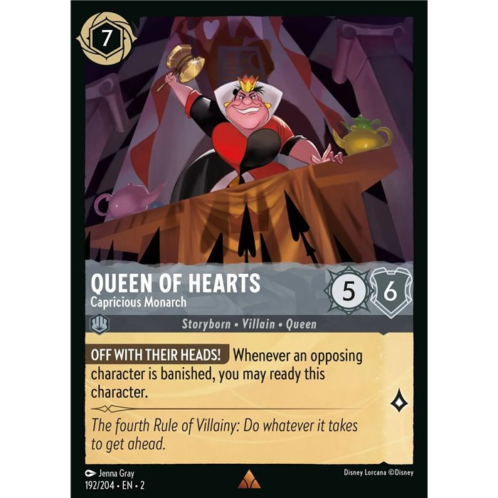 Queen of Hearts - Capricious Monarch (Rare)