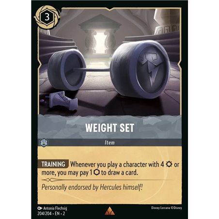 Weight Set (Rare)