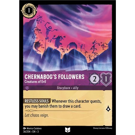 Chernabog's Followers - Creatures of Evil (Uncommon)