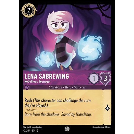 Lena Darkwing - Rebellious Teenager (Common)