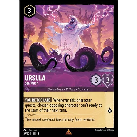 Ursula - Sea Witch (Rare)