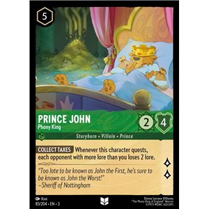 Prince John - Phony King (Uncommon)