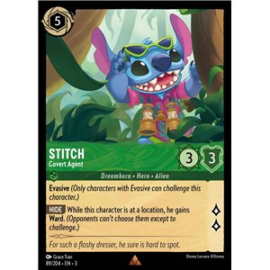 Stitch - Covert Agent (Rare)