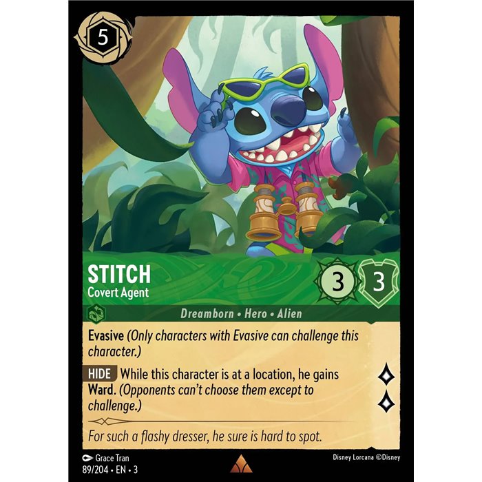 Stitch - Covert Agent (Rare)