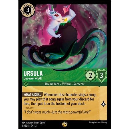 Ursula - Deceiver of All (Legendary)