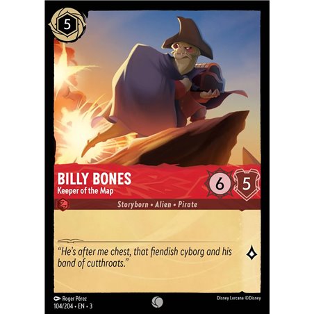 Billy Bones - Keeper of the Map (Common)