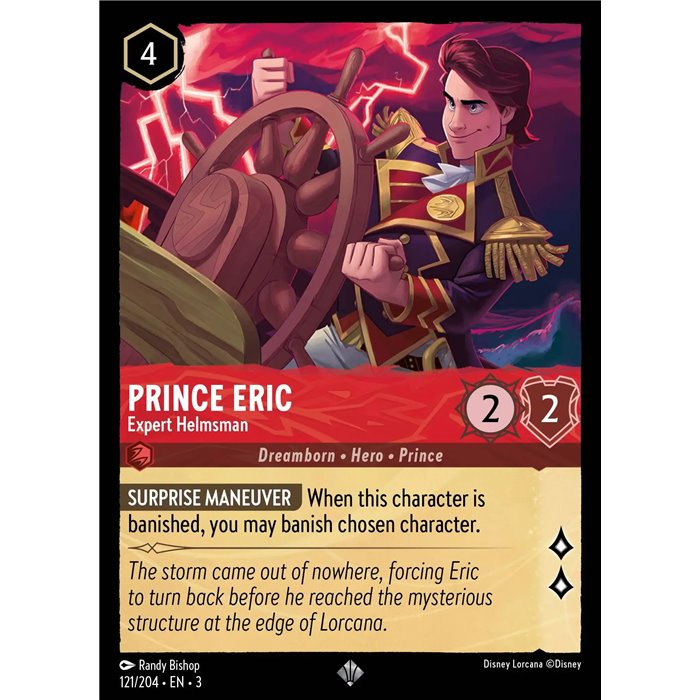 Prince Eric - Expert Helmsman (Super Rare)