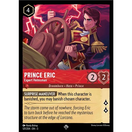 Prince Eric - Expert Helmsman (Super Rare)