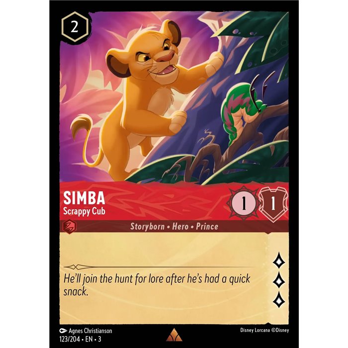 Simba - Scrappy Cub (Rare)