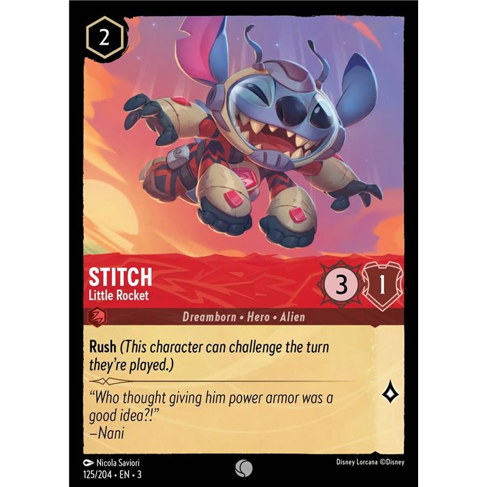 Stitch - Little Rocket (Common)