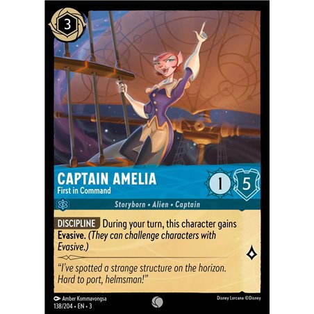 Captain Amelia - First in Command (Common)