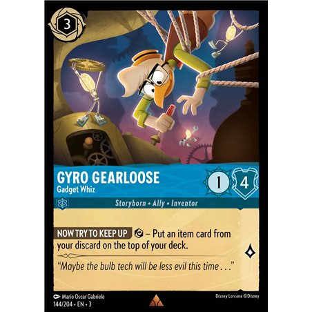 Gyro Gearloose - Gadget Whiz (Rare)