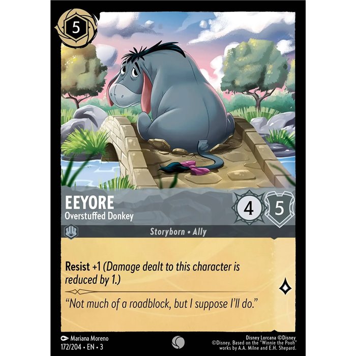 Eeyore - Overstuffed Donkey (Common)