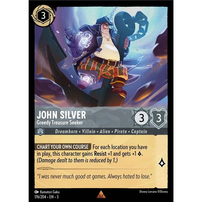 John Silver - Greedy Treasure Seeker (Rare)