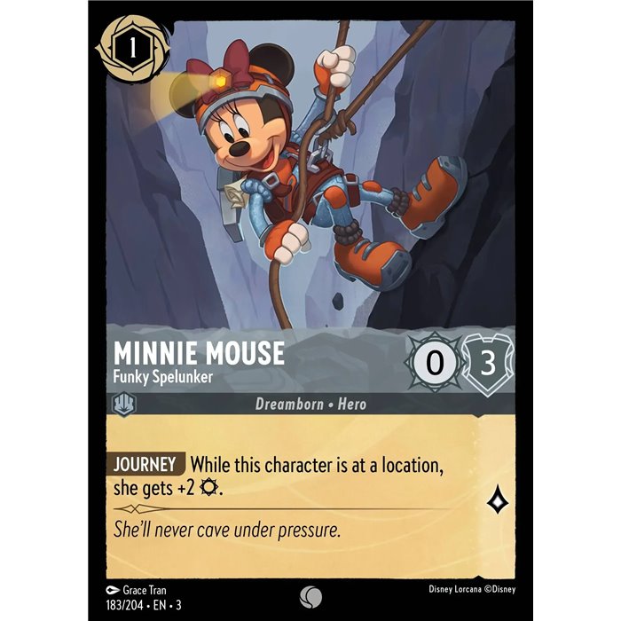 Minnie Mouse - Funky Spelunker (Common)