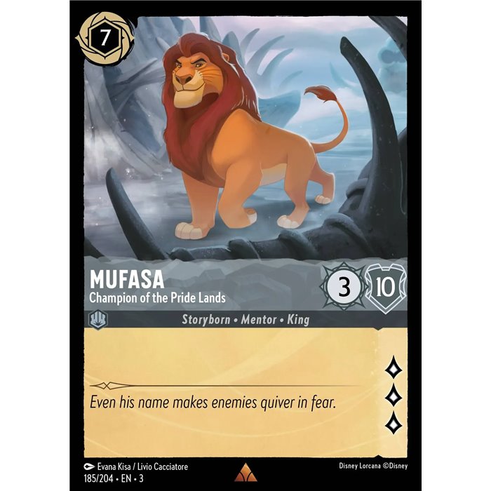 Mufasa - Champion of the Pride Lands (Rare)