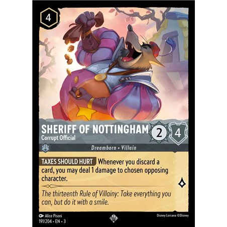 Sheriff Of Nottingham - Corrupt Official (Super Rare)