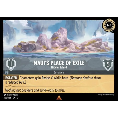 Maui's Place of Exile - Hidden Island (Rare)