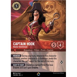 Captain Hook - Master Swordsman (Enchanted)