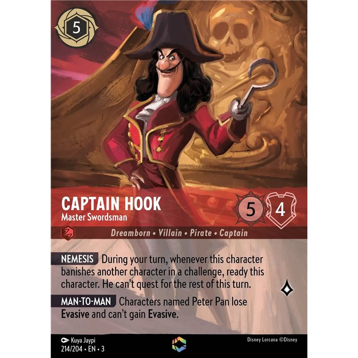 Captain Hook - Master Swordsman (Enchanted)