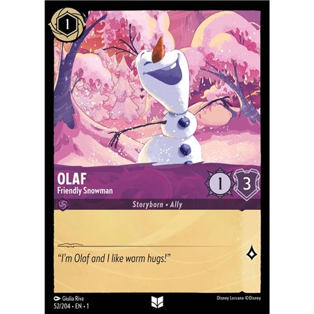 Olaf - Friendly Snowman (Uncommon)
