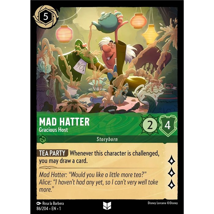 Mad Hatter - Gracious Host (Uncommon)