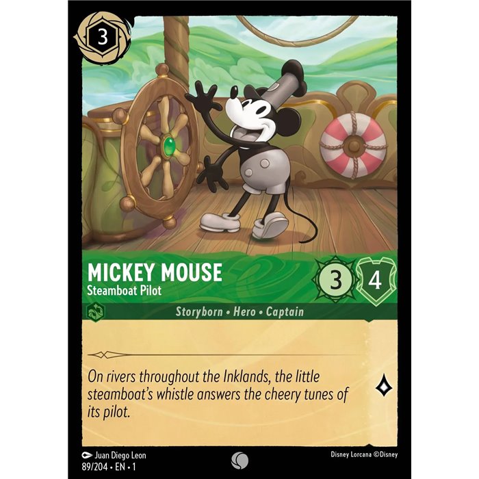 Mickey Mouse - Steamboat Pilot (Common)