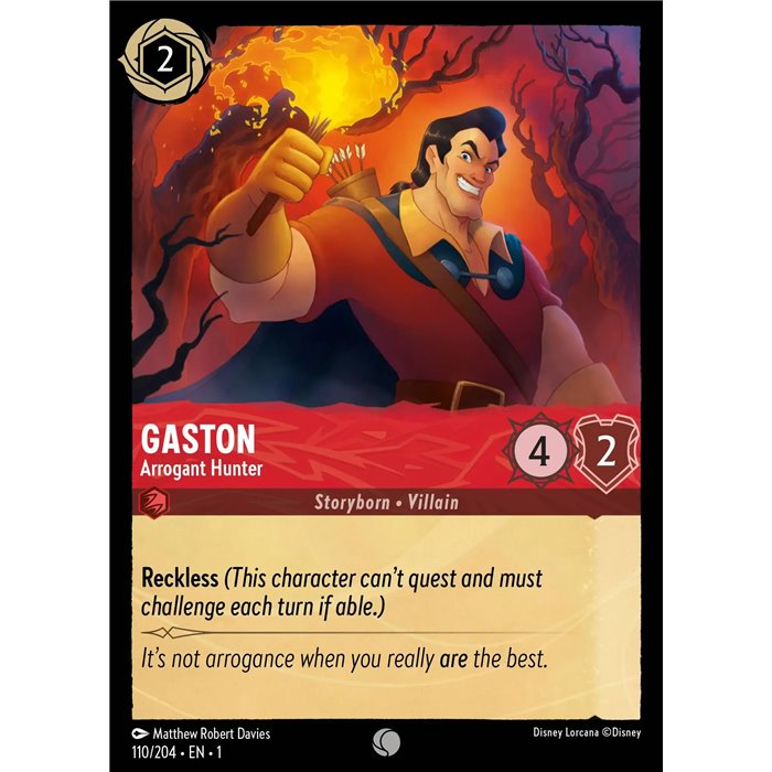 Gaston - Arrogant Hunter (Common)