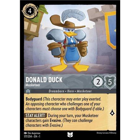Donald Duck - Musketeer (Uncommon)