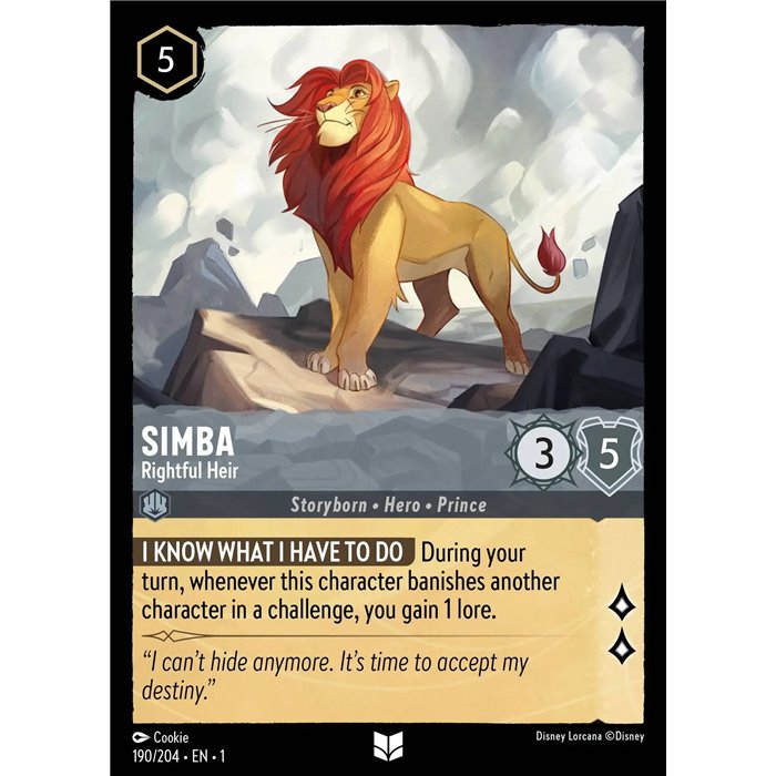 Simba - Rightful Heir (Uncommon)
