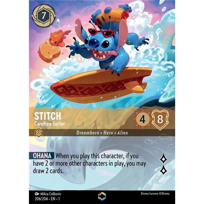 Stitch - Carefree Surfer (Enchanted)