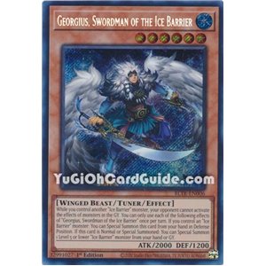 Georgius, Swordman of the Ice Barrier (Secret Rare)