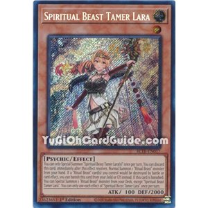 Spiritual Beast Tamer Lara (Secret Rare)