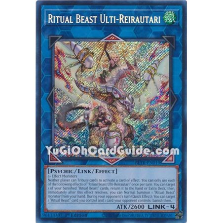 Ritual Beast Ulti-Reirautari (Secret Rare)