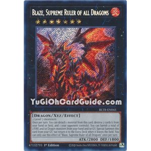 Blaze, Supreme Ruler of all Dragons (Secret Rare)