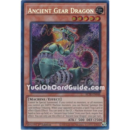 Ancient Gear Dragon (Secret Rare)