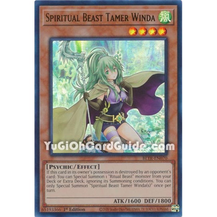 Spiritual Beast Tamer Winda (Ultra Rare)