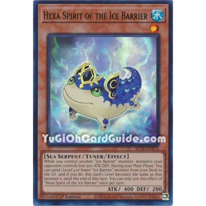 Hexa Spirit of the Ice Barrier (Ultra Rare)